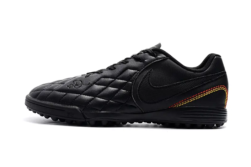 Nike Tiempo Ligera 4 10R TF - Black/Shadow Black/Flame Red