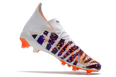 Adidas Predator Freak.1 FG - White/Vibrant Orange/Deep Purple