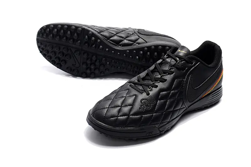 Nike Tiempo Ligera 4 10R TF - Black/Shadow Black/Flame Red
