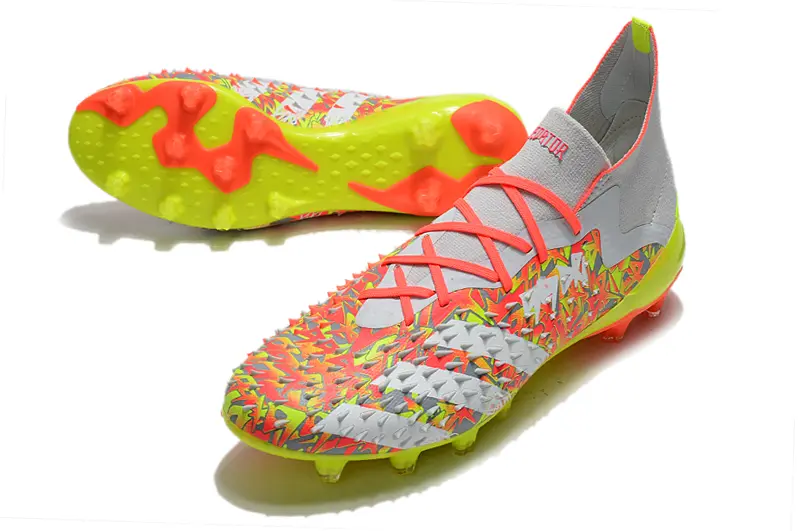 Adidas Predator Freak.1 FG - Gray/Neon Pink/Fluorescent Green