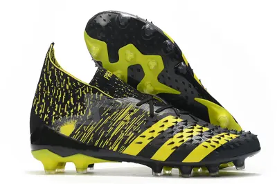 Adidas Predator Freak.1 FG - Black/Electric Yellow/Jet Black