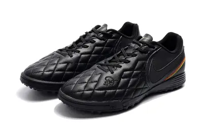 Nike Tiempo Ligera 4 10R TF - Black/Shadow Black/Flame Red