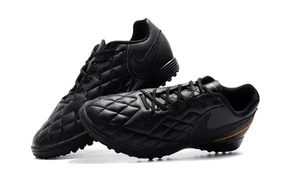 Nike Tiempo Ligera 4 10R TF - Black/Shadow Black/Flame Red