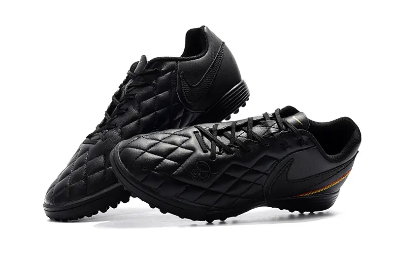 Nike Tiempo Ligera 4 10R TF - Black/Shadow Black/Flame Red