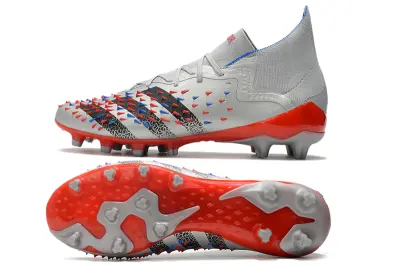 Adidas Predator Freak.1 FG - Grey/Fiery Red/Nebula Blue