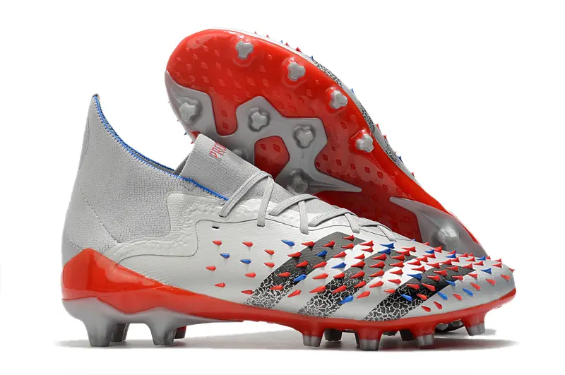 Adidas Predator Freak.1 FG - Grey/Fiery Red/Nebula Blue