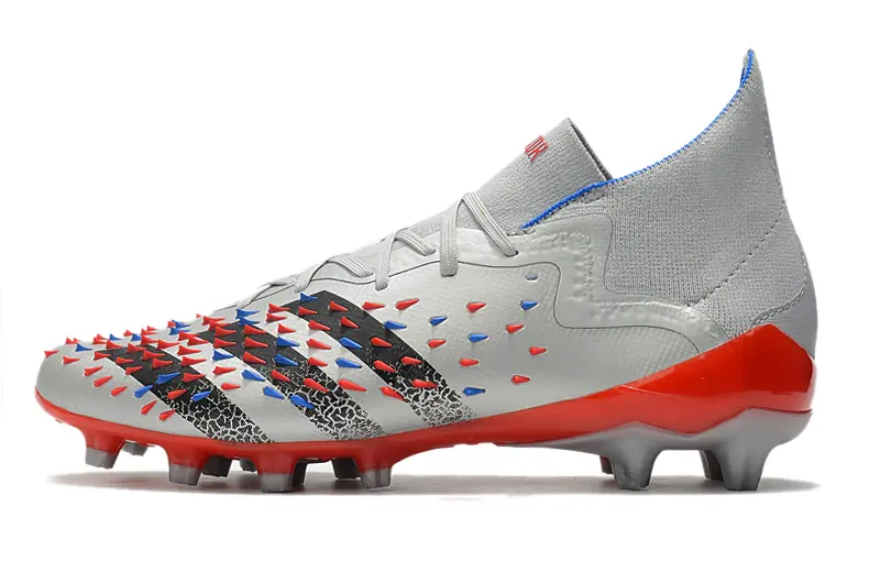 Adidas Predator Freak.1 FG - Grey/Fiery Red/Nebula Blue