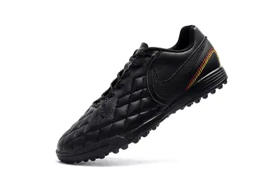 Nike Tiempo Ligera 4 10R TF - Black/Shadow Black/Flame Red