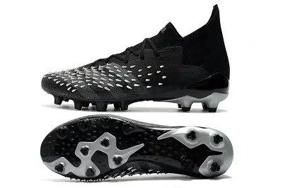 Adidas Predator Freak.1 FG - Black/Charcoal Grey/Metallic Silver