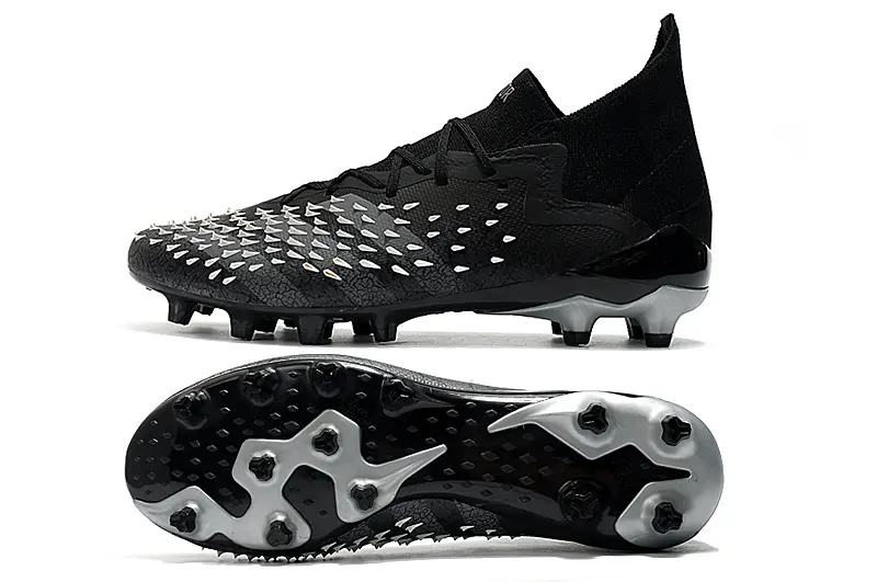 Adidas Predator Freak.1 FG - Black/Charcoal Grey/Metallic Silver