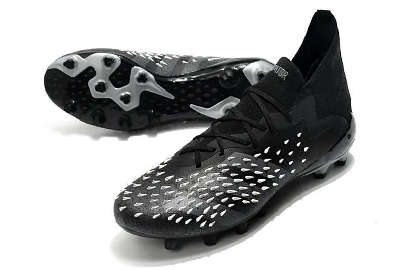 Adidas Predator Freak.1 FG - Black/Charcoal Grey/Metallic Silver