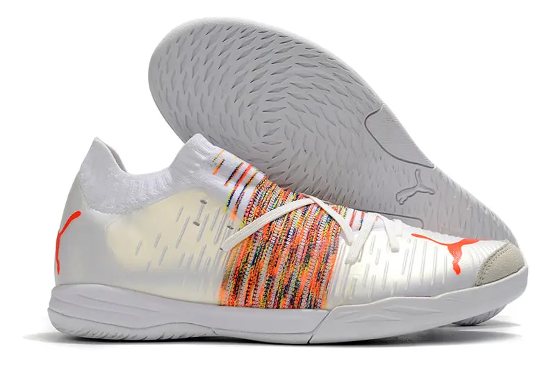 Neymar x Puma Future Z 1.1 IC - White/Vibrant Orange/Multi-Color