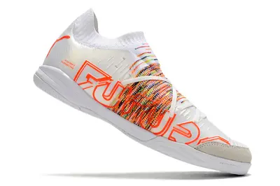 Neymar x Puma Future Z 1.1 IC - White/Vibrant Orange/Multi-Color