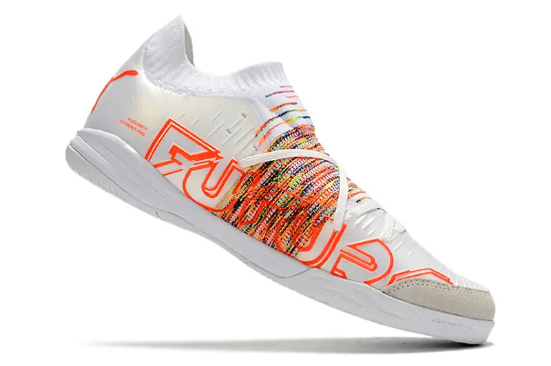 Neymar x Puma Future Z 1.1 IC - White/Vibrant Orange/Multi-Color