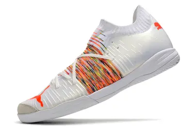 Neymar x Puma Future Z 1.1 IC - White/Vibrant Orange/Multi-Color