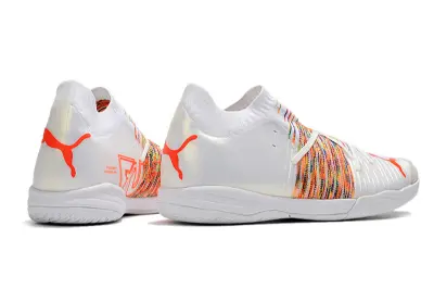 Neymar x Puma Future Z 1.1 IC - White/Vibrant Orange/Multi-Color