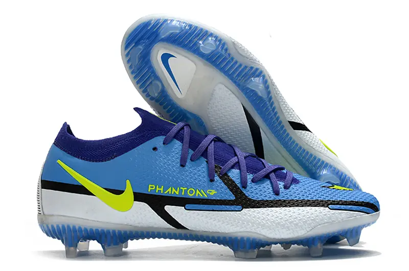 Nike Phantom GT 2 Elite FG - Blue/Electric Blue/Neon Yellow
