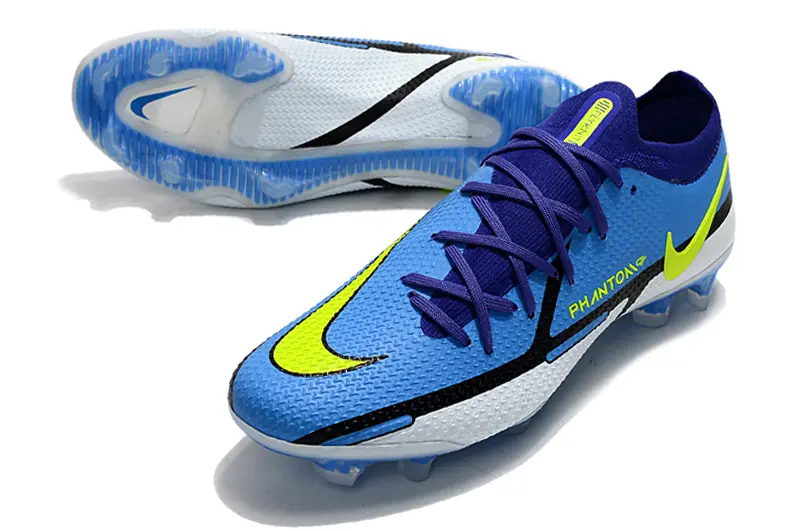 Nike Phantom GT 2 Elite FG - Blue/Electric Blue/Neon Yellow