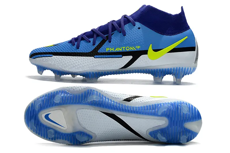 Nike Phantom GT 2 Elite DF FG - Blue/Photo Blue/Volt Yellow