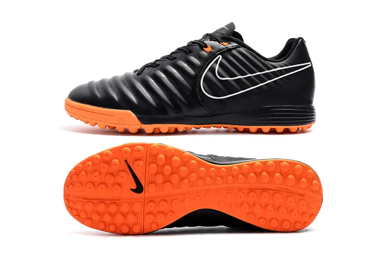 Nike Tiempo Ligera 4 TF - Black/Vibrant Orange/Classic Black