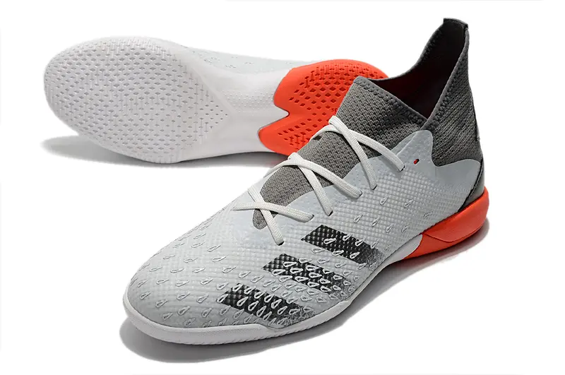 Adidas Predator Freak.3 IC - White/Steel Gray/Fiery Orange