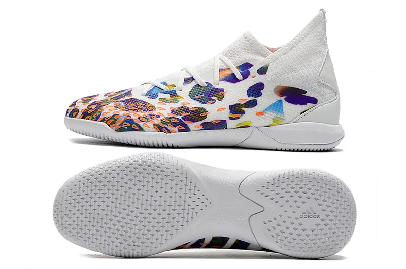 Adidas Predator Freak.3 IC - White/Vibrant Purple/Fiery Orange
