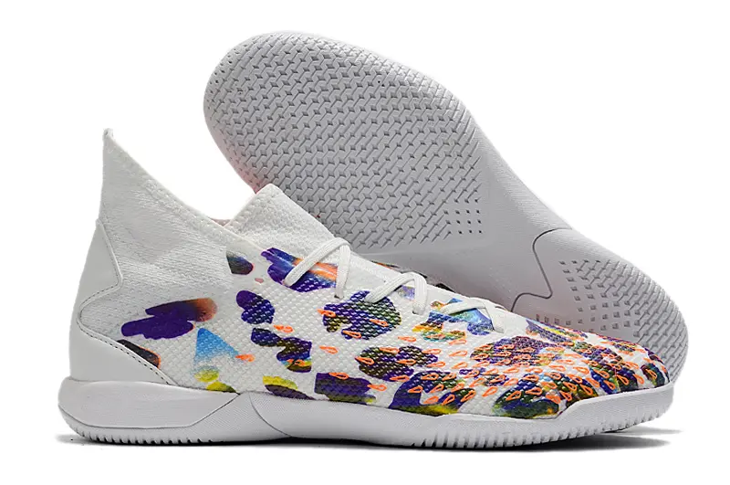 Adidas Predator Freak.3 IC - White/Vibrant Purple/Fiery Orange