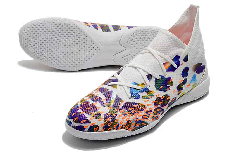 Adidas Predator Freak.3 IC - White/Vibrant Purple/Fiery Orange