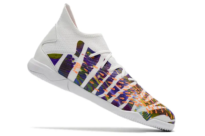 Adidas Predator Freak.3 IC - White/Vibrant Purple/Fiery Orange