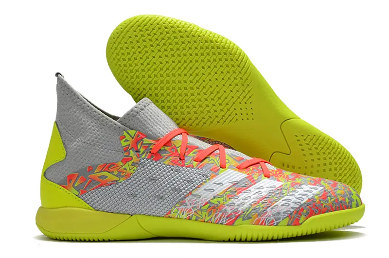 Adidas Predator Freak.3 IC - Grey/Vivid Yellow/Fluo Red