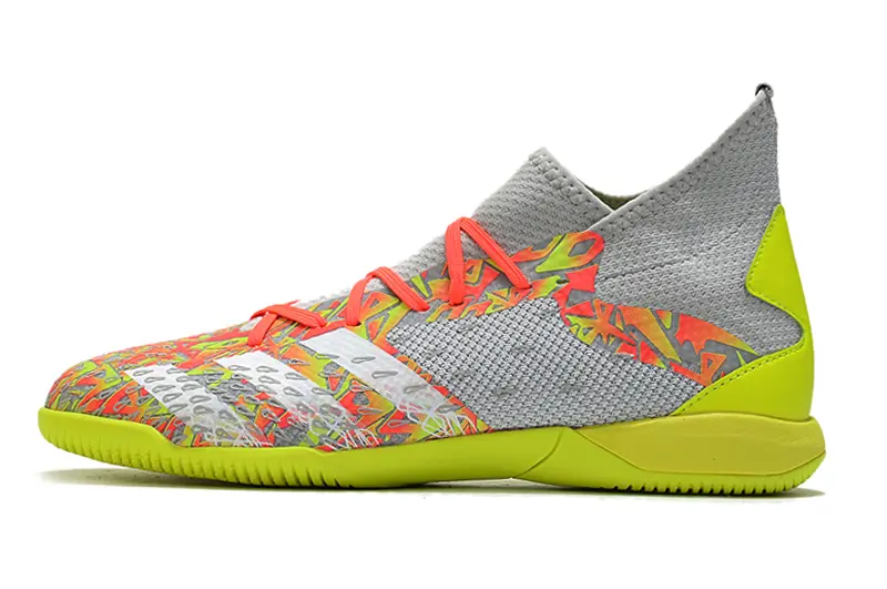 Adidas Predator Freak.3 IC - Grey/Vivid Yellow/Fluo Red