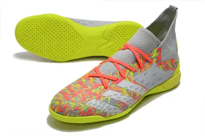Adidas Predator Freak.3 IC - Grey/Vivid Yellow/Fluo Red