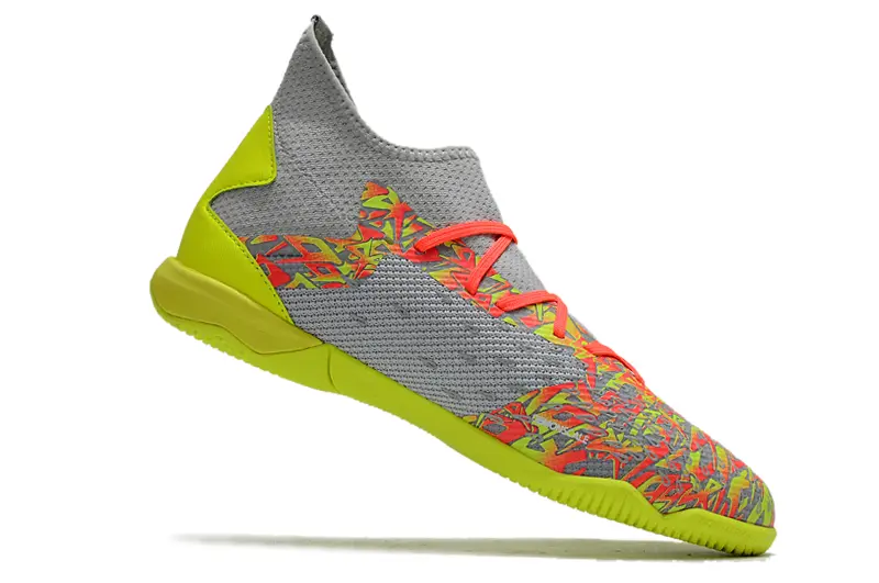 Adidas Predator Freak.3 IC - Grey/Vivid Yellow/Fluo Red