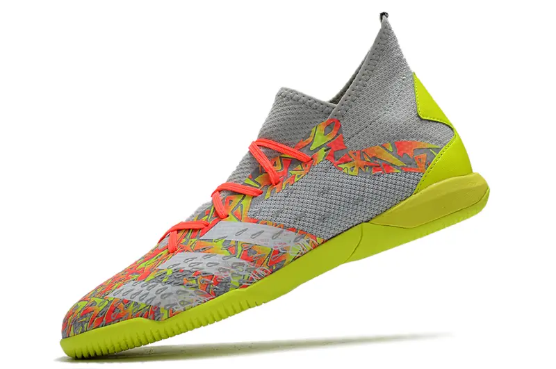 Adidas Predator Freak.3 IC - Grey/Vivid Yellow/Fluo Red
