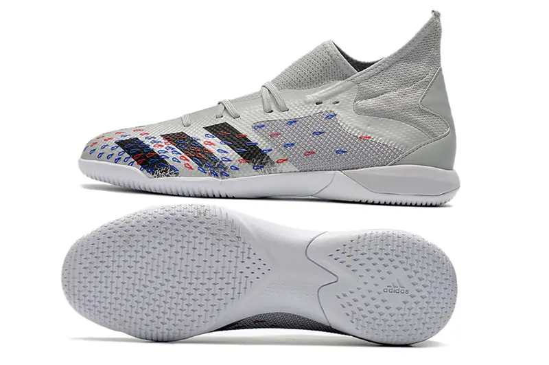 Adidas Predator Freak.3 IC - Gray/Electric Blue/Scarlet Red