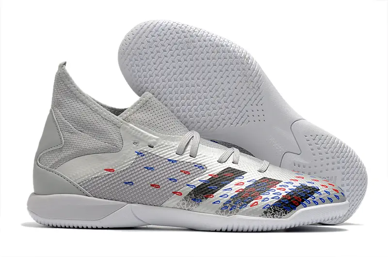 Adidas Predator Freak.3 IC - Gray/Electric Blue/Scarlet Red