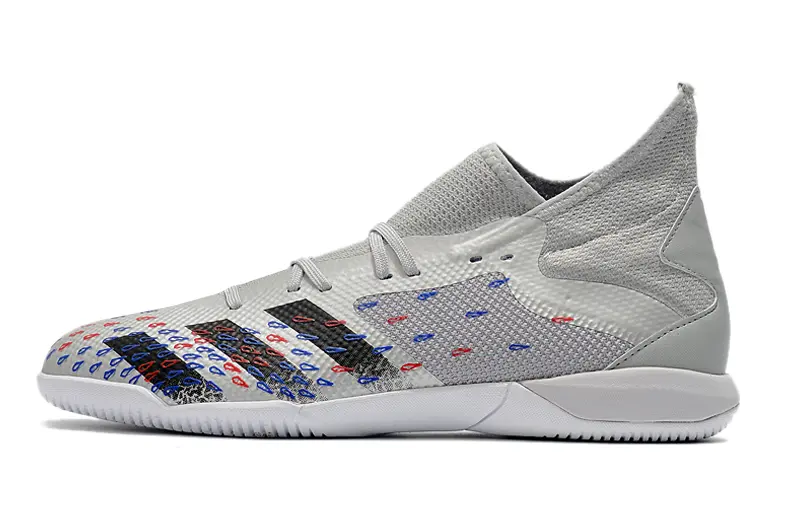 Adidas Predator Freak.3 IC - Gray/Electric Blue/Scarlet Red