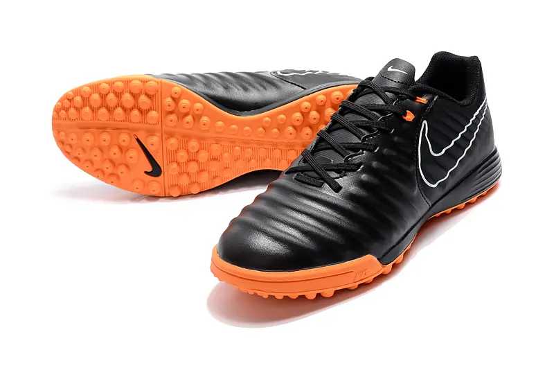 Nike Tiempo Ligera 4 TF - Black/Vibrant Orange/Classic Black