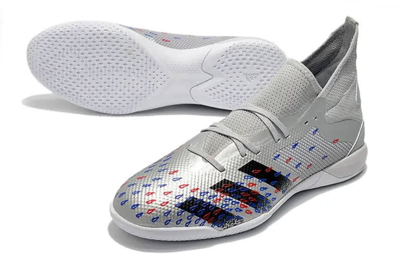 Adidas Predator Freak.3 IC - Gray/Electric Blue/Scarlet Red