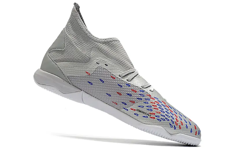 Adidas Predator Freak.3 IC - Gray/Electric Blue/Scarlet Red