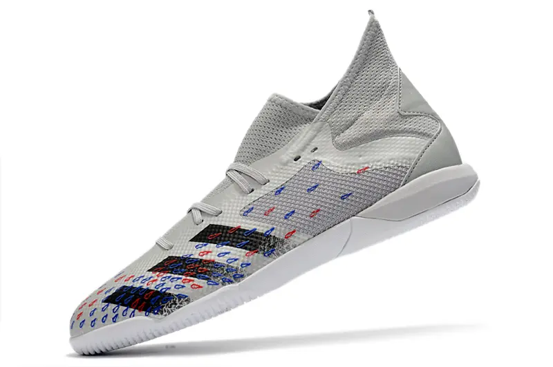 Adidas Predator Freak.3 IC - Gray/Electric Blue/Scarlet Red
