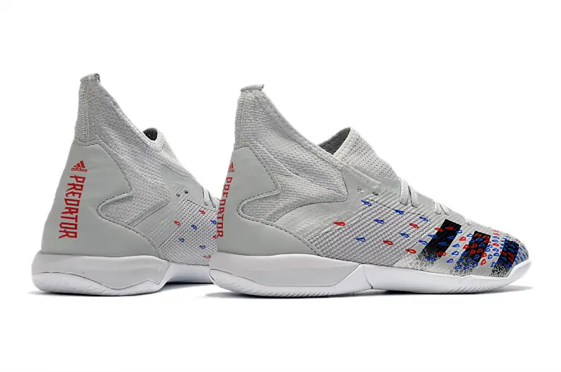 Adidas Predator Freak.3 IC - Gray/Electric Blue/Scarlet Red