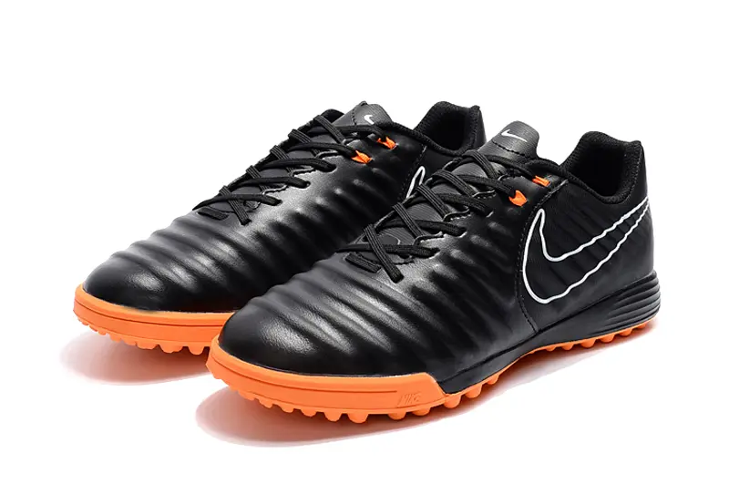 Nike Tiempo Ligera 4 TF - Black/Vibrant Orange/Classic Black