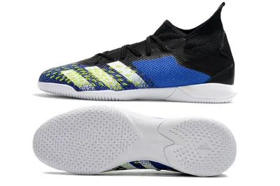Adidas Predator Freak.3 IC - Blue/Vibrant Lime/Deep Black