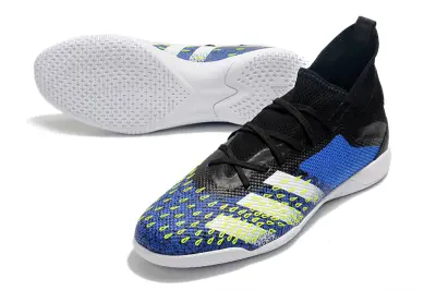 Adidas Predator Freak.3 IC - Blue/Vibrant Lime/Deep Black