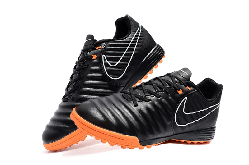 Nike Tiempo Ligera 4 TF - Black/Vibrant Orange/Classic Black