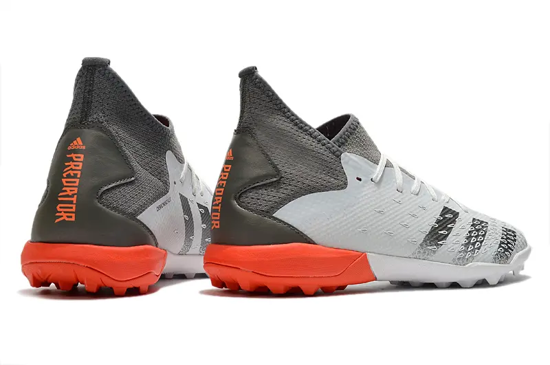 Adidas Predator Freak.3 TF - White/Stormy Gray/Fiery Orange