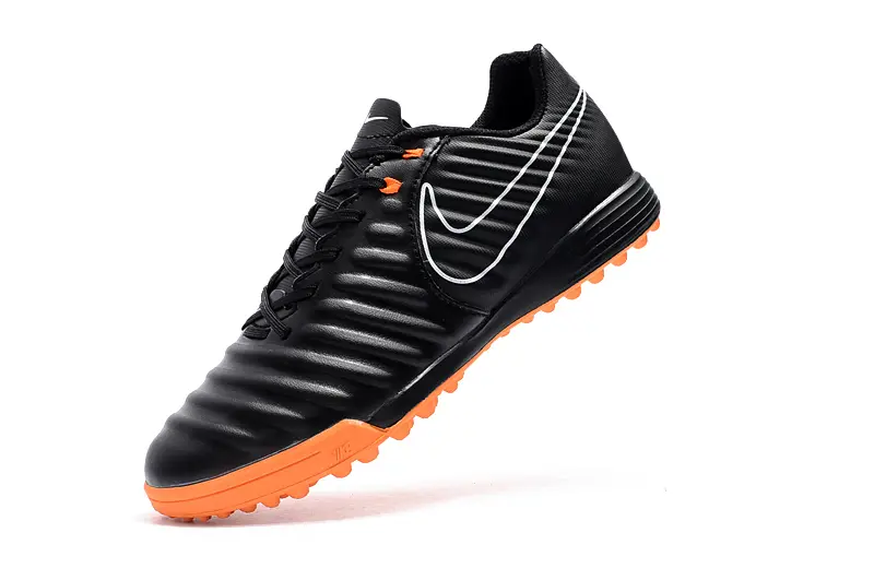 Nike Tiempo Ligera 4 TF - Black/Vibrant Orange/Classic Black