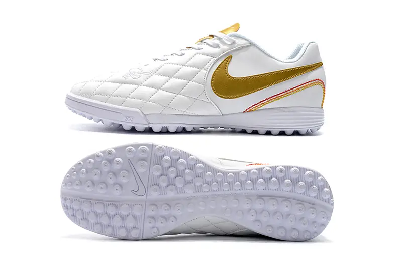 Nike Tiempo Ligera 4 10R TF - White/Gold Accent/White Base