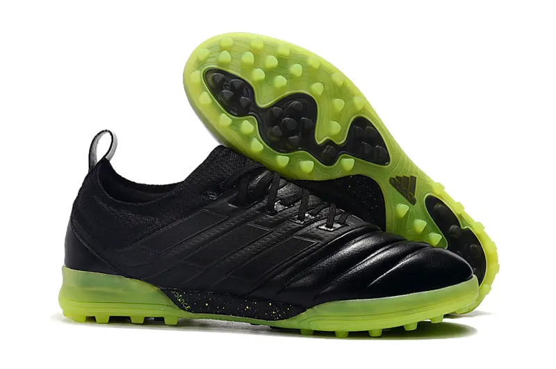 Adidas Copa 19.1 TF - Black/Lime Green/Neon Yellow